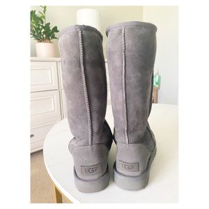 Ugg Australia Grey Boots Size 7 Tall